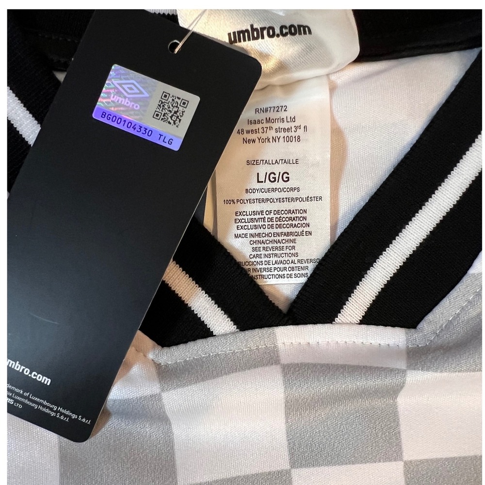 Umbro Mexico Soccer Jersey Large NWT Tricolor Checkerboard Football Shirt - Picture 5 of 7